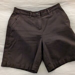 Ralph Lauren Chocolate Brown Cotton Shorts